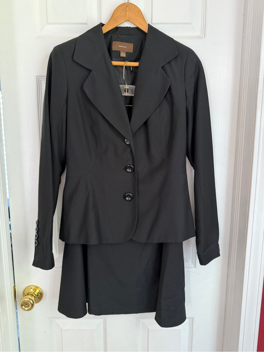 Black Women's Two-Piece Merona Skirt Suit
